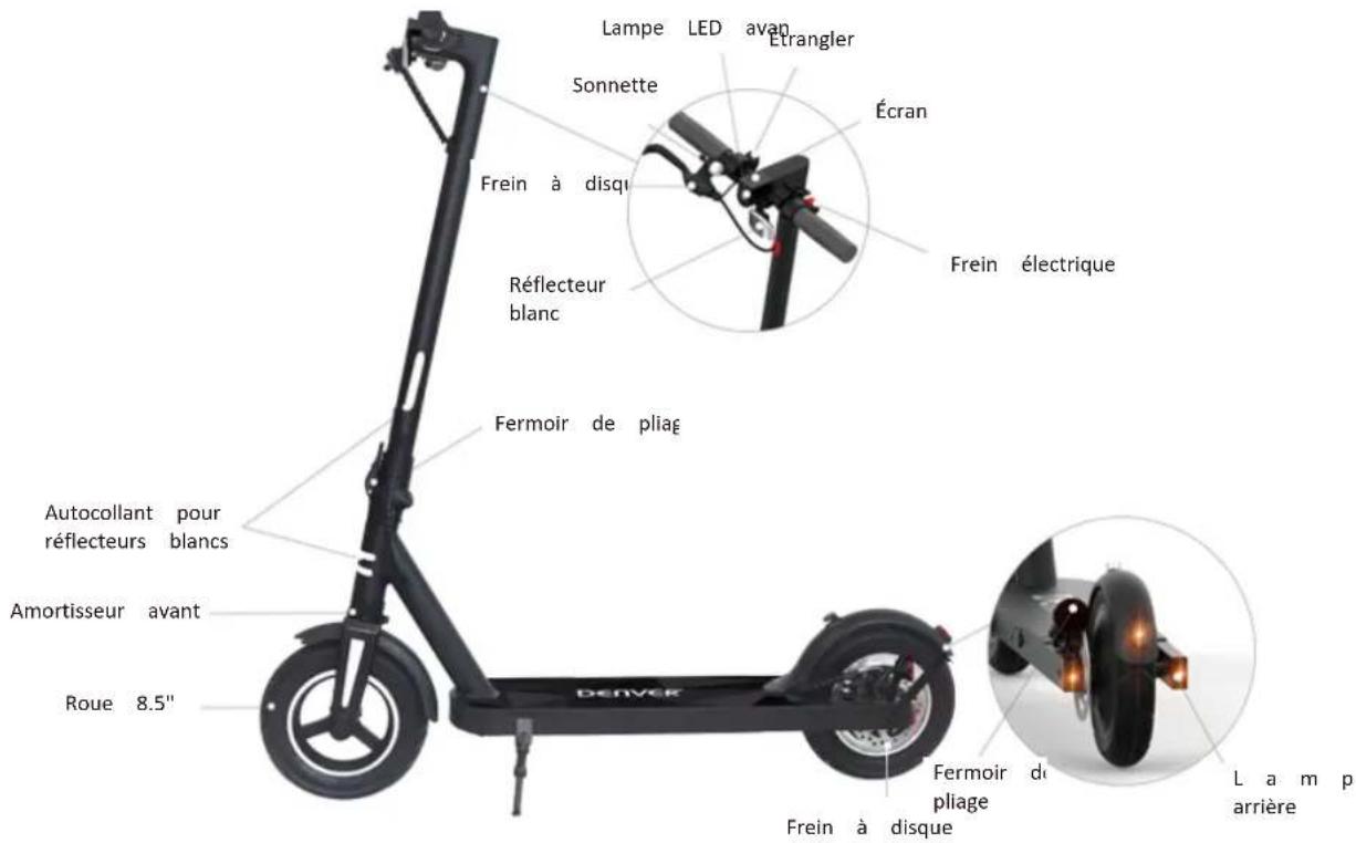 DENVER SEL10500 - Produit et accessoires - 1