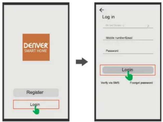 DENVER IOB208 - 1. 1. Register uma conta e,iniciar sessao - 2