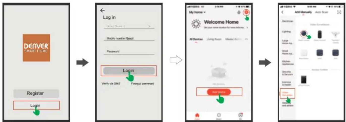 DENVER IOB208 - Apparaat toevoegen - 1