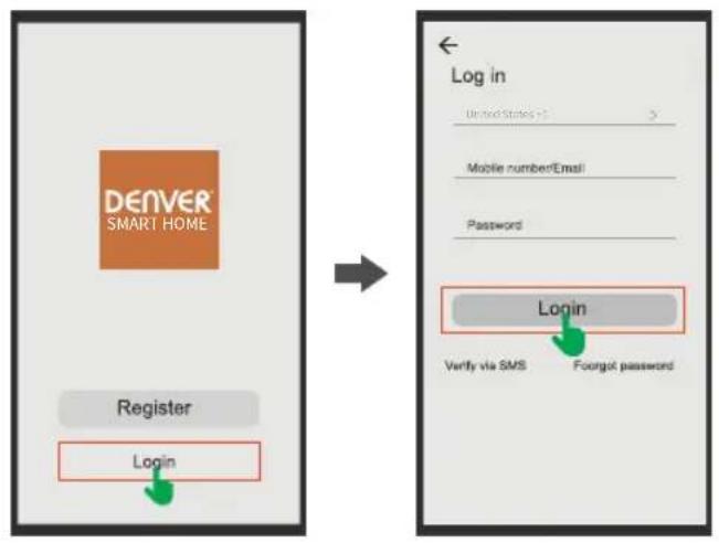 DENVER IOB208 - Kontoregistrierung und Anmeldung - 2
