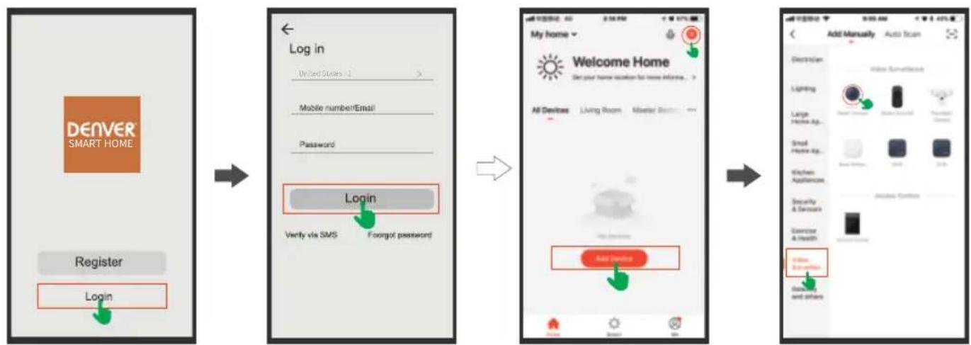 DENVER IOB208 - Añadir dispositorio - 1