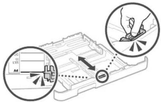 CANON iSENSYS MF631Cn - Papier in de lade plaatsen - 2