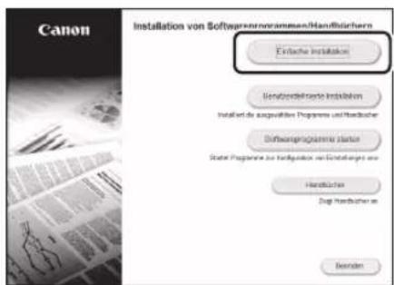 CANON iSENSYS MF631Cn - Installieren der Software - 2