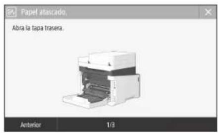 CANON iSENSYS MF631Cn - El equipo no parece funciona Se ha;quedado papel atascado - 3