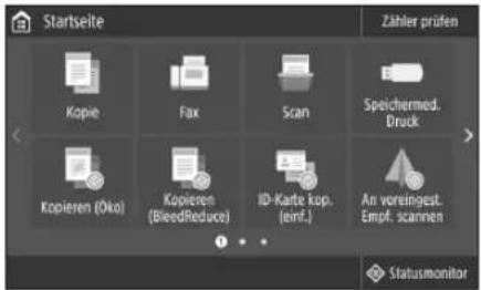 CANON iSENSYS MF631Cn - Konfigurieren der Faxinstallungen - 1