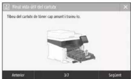 CANON iSENSYS MF631Cn - Canviar el cartutx de toner - 1
