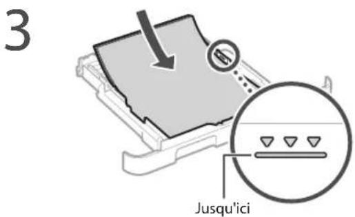 CANON iSENSYS MF631Cn - Chargement de la cassette à papier - 3