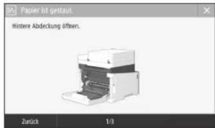 CANON iSENSYS MF631Cn - Papierstau ist aufgetreten - 1