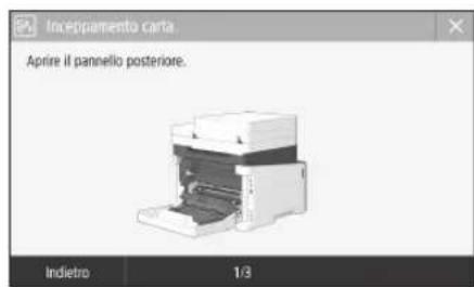 CANON iSENSYS MF631Cn - Si sono verificati inceppamenti della carta - 1