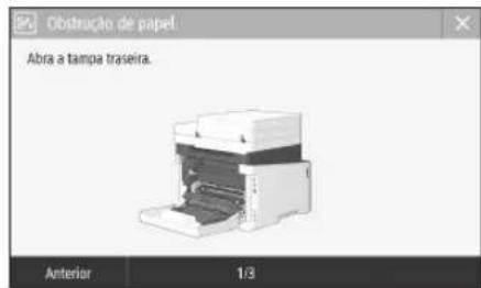 CANON iSENSYS MF631Cn - Ocorraram obstruções de papel - 1