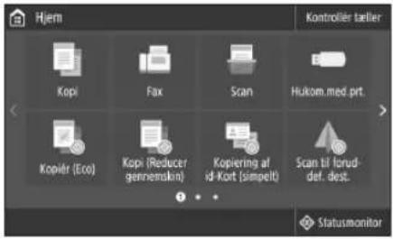 CANON iSENSYS MF631Cn - Konfiguration af faxindstillinger - 1