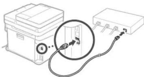 CANON iSENSYS MF631Cn - Per connectar mitjançant LAN per cable - 2
