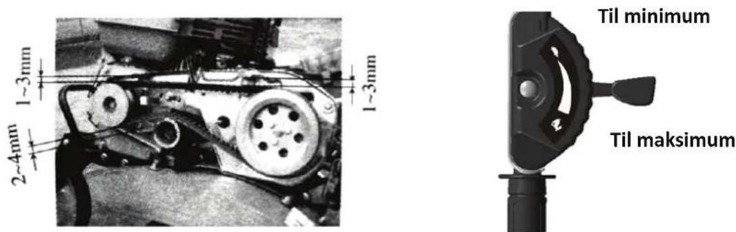 STIGA SRC 685 RG - Regulering af accelerationsgrebet - 1