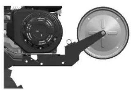 STIGA SRC 685 RG - Regolazione della ruota ausiliaria - 2