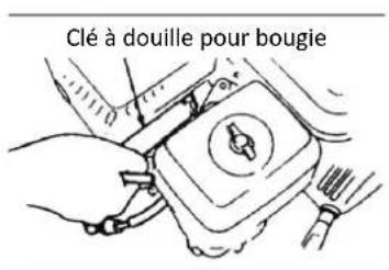 STIGA SRC 685 RG - Entretien de la bougie d'allumage - 1