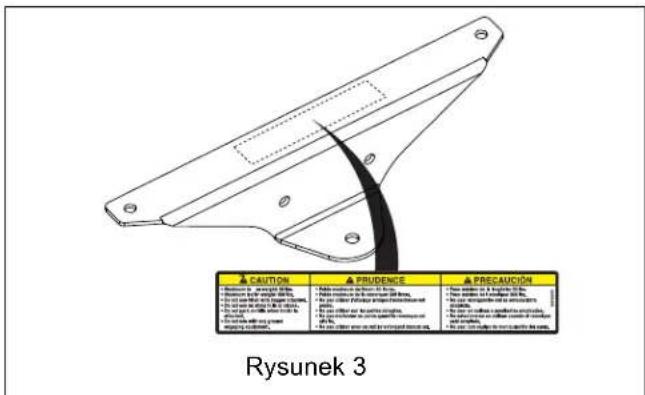 STIGA ZT 3107 - Umiescić naklejkte ostrzejagwcza na Pfyta zaczepu - 1