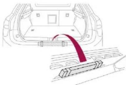 DS 5 Hybrid4 (2016) - Triangle de présignalisation (rangement) - 1