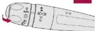 DS 5 Hybrid4 (2016) - Manette d'inversion des feuX - 1