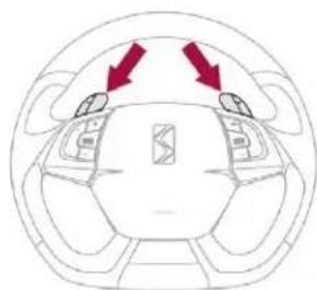 DS 5 Hybrid4 (2016) - Commandes au volant - 1
