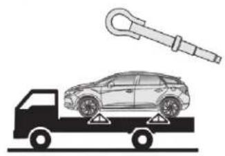 DS 5 Hybrid4 (2016) - Remorquage du vehicule sur un plateau - 3