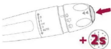 DS 5 Hybrid4 (2016) - Remise à zéro du trajet - 1