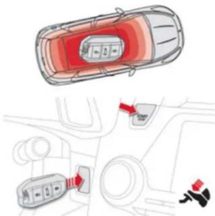 DS 5 (2011) - Démarrage de secours avec le système «accès et démarrage mains libres - 1