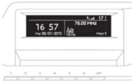 DS 5 (2015) - Affichages dans l'écran Commandes Menu général - 1