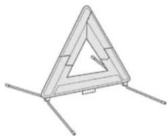 DS 5 (2015) - Triangle de présignalisation (rangement) - 2