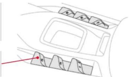 DS 5 (2015) - Barrettes de commandes centrales - 2