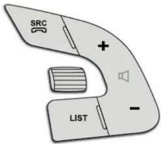 DS 5 (2015) - Commandes au volant - 1