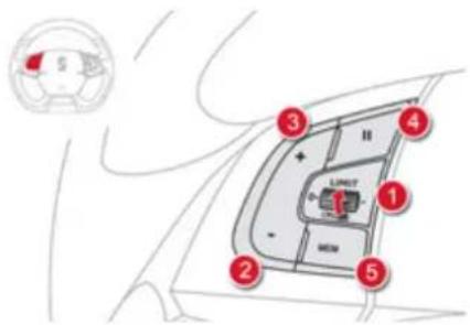 DS 5 (2012) - Limiteur de vitesse «LIMIT» - 1