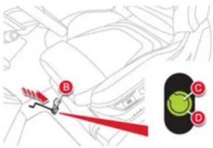 DS 5 (2012) - Déverrouillage de secours - 2