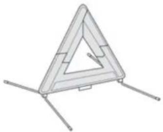 DS 5 (2012) - Triangle de présignalisation (rangement) - 2
