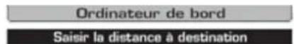 DS 3 (2013) - Saisir la distance jusqu'à la destination - 2
