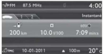 DS 3 (2013) - Écran couleur 16/9(MyWay) - 1
