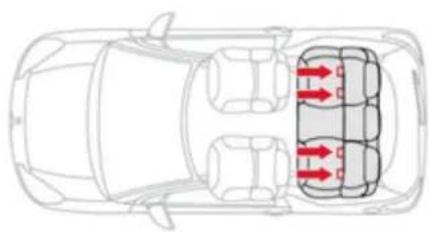 DS 3 (2013) - Fixations «ISOFIX» - 1