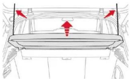 CITROEN C4 SpaceTourer (2021) - Tablette arrriere - 1