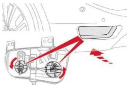CITROEN C4 SpaceTourer (2021) - Indicateurs de direction, feu des positions et feu antibrouillard - 1