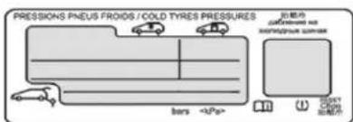 CITROEN C4 SpaceTourer (2021) - Etiquette constructeur. - 1