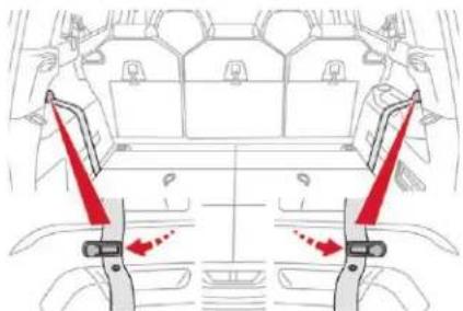 CITROEN C4 SpaceTourer (2021) - Ceintures de sécurité arrière 3^ème rangee - 1