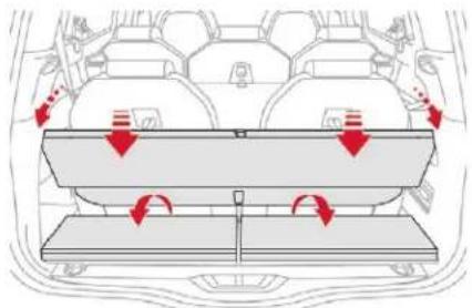 CITROEN C4 SpaceTourer (2021) - Rangement derriere les sièges de 3ème rangée - 1
