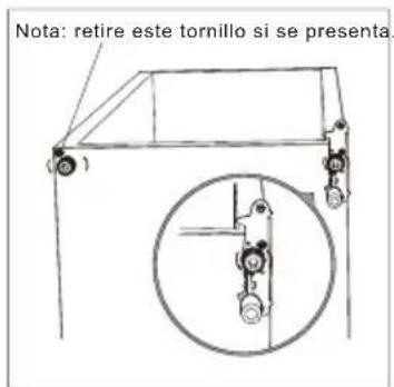 HOOVER HFLE54WN - Invertir el sentido de aperture de la puerta - 3