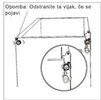 HOOVER HFLE54WN - Spreminjanje strani odpipanja vrat - 4