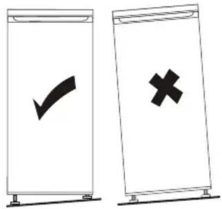 HOOVER HFLE54WN - Levelling the unit - 2