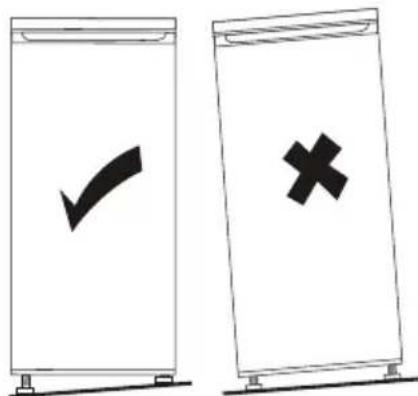 HOOVER HFLE54WN - Nivelación de la unidad - 2