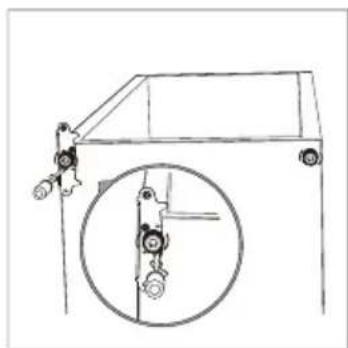HOOVER HFLE54WN - Deur omkeren - 2