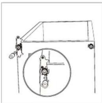 HOOVER HFLE54WN - Invertir el sentido de aperture de la puerta - 2