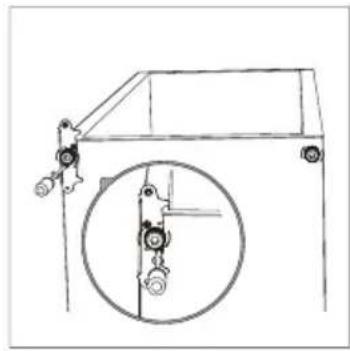 HOOVER HFLE54WN - Reversibilité de la porte - 2