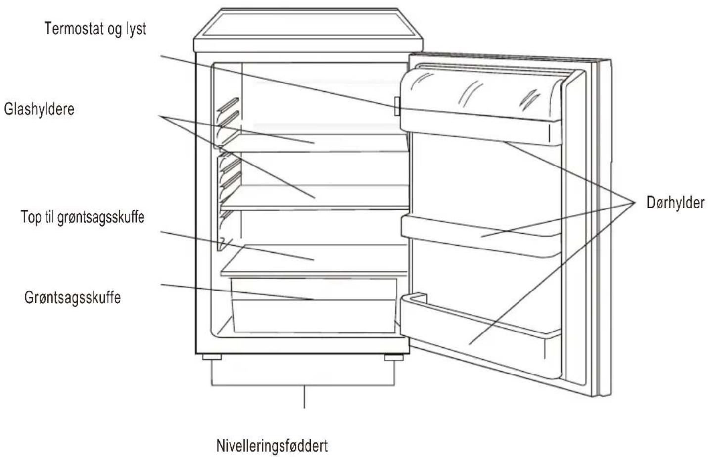HOOVER HFLE54WN - Oversigt - 1