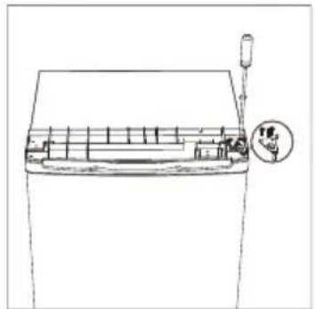 HOOVER HFLE54WN - Invertir el sentido de aperture de la puerta - 2